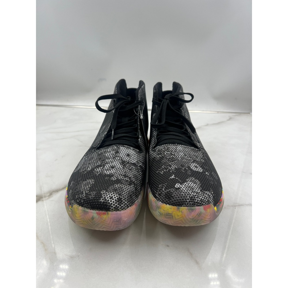 NOBULL Court Mid-Top Shoe Men 16 Women 17.5 Black White Floral SuperFabric  NWT - Picture 5 of 15